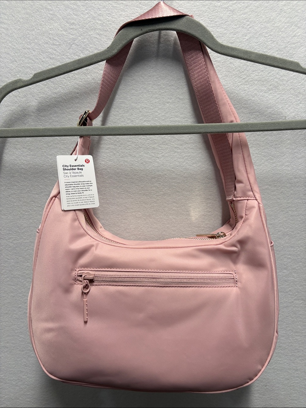 NWT Lululemon Haze Pink 4L City Essentials Shoulder Bag - Picture 3 of 5